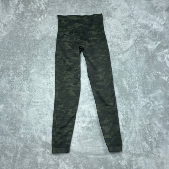 Spanx Camo Printed High-Waist Tummy Control Leggings Size L a1507 - Picture 1 of 9